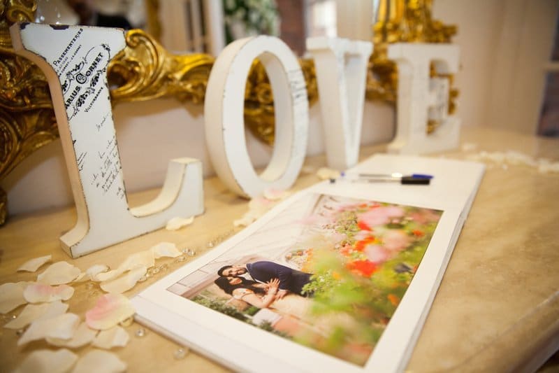 sam and kiran guest book at park hall