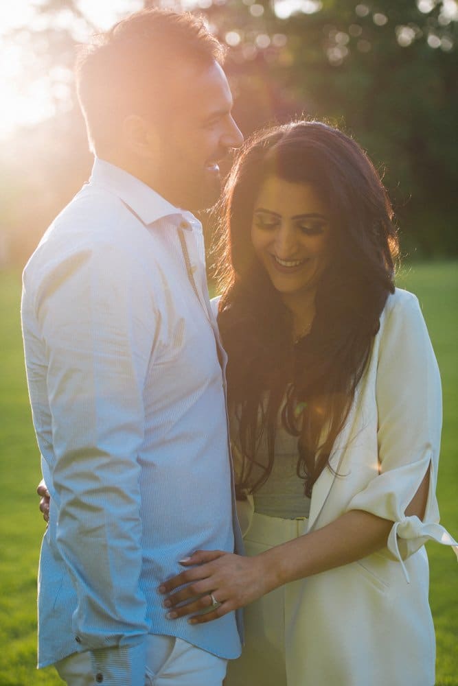 sunset pre wedding shoot