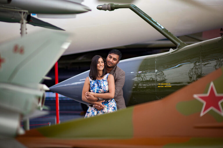 Cosford-Aircraft-Museum-Pre-Wedding-Photo Shoot idea