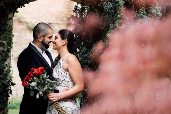 pre-wedding photoshoot in the rain