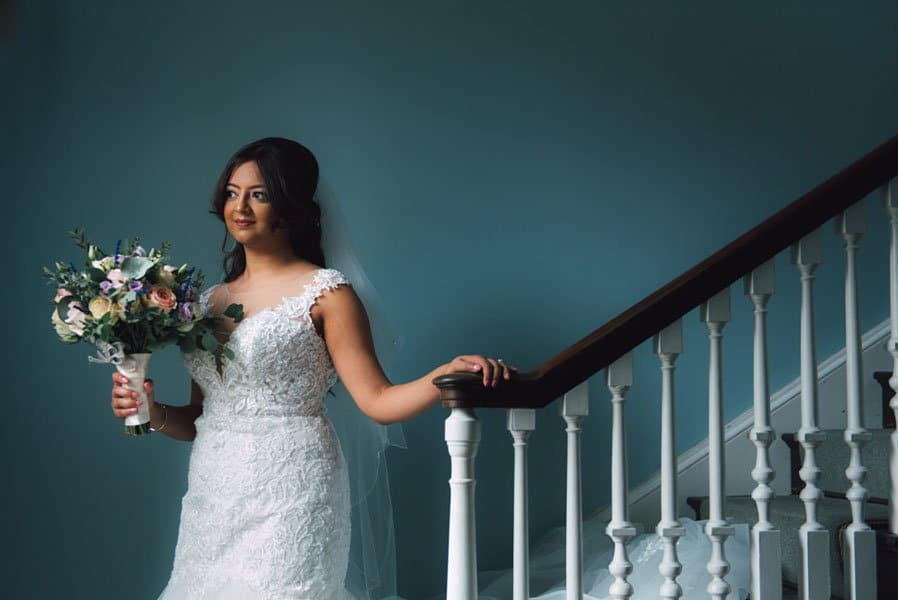 Wedding photography at stanbrook abbey of Kiran and Amrita