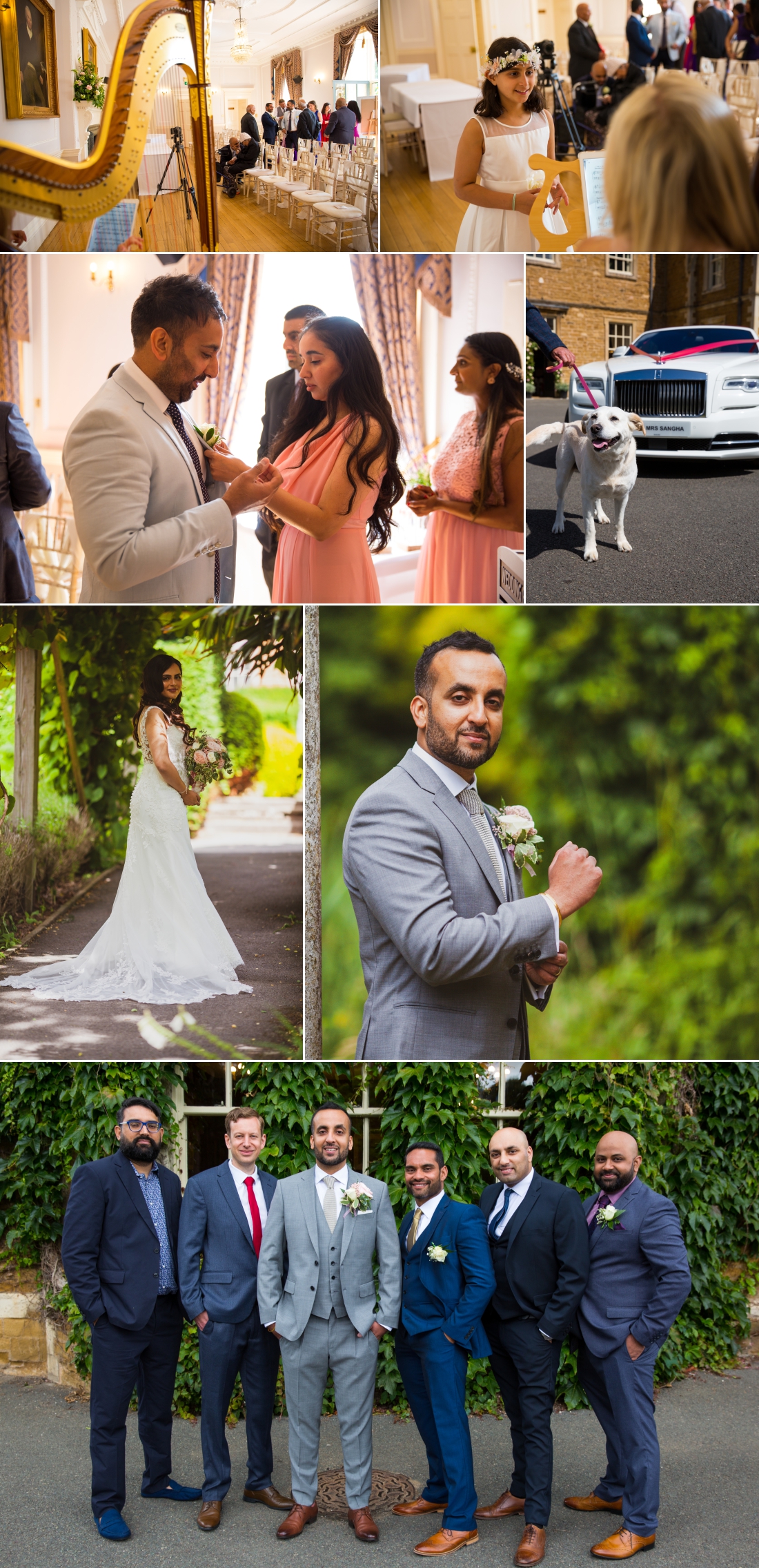 Civil Wedding Photography Videography at Brooksby Hall 2
