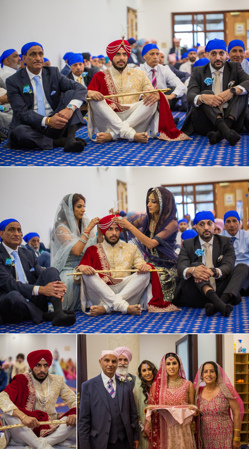 Sikh Wedding Photography at Nailcote Hall Bally and Sukhpreet 14 1