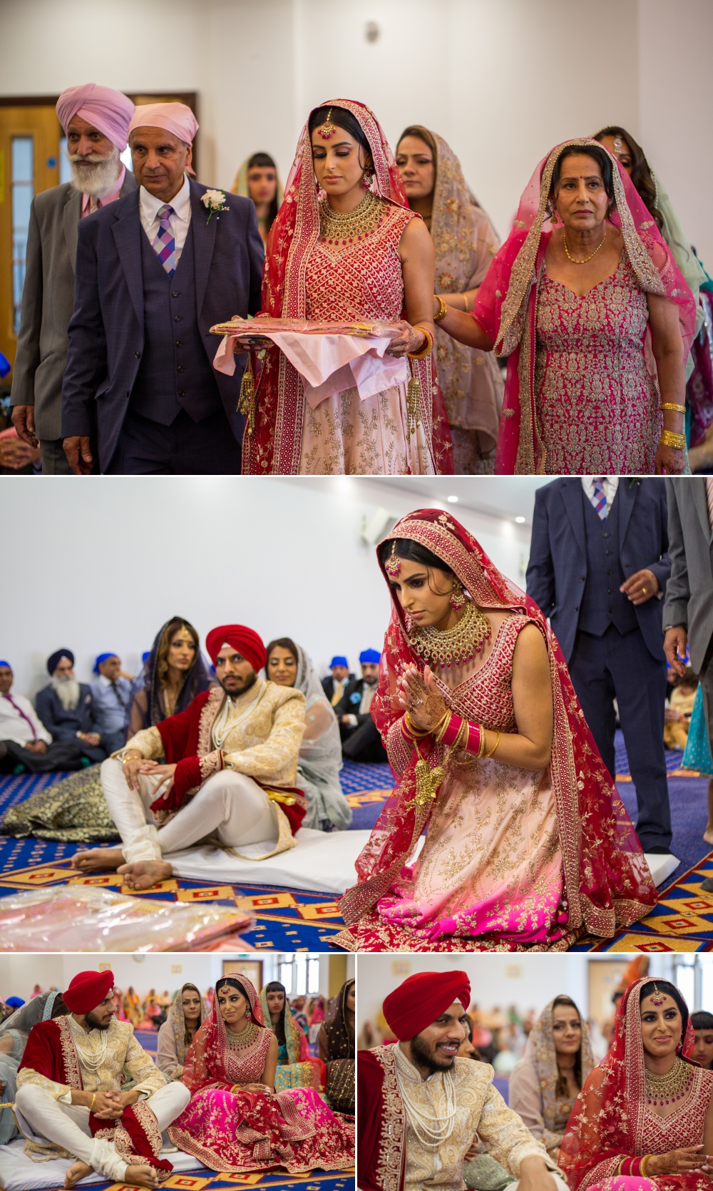 Sikh Wedding Photography at Nailcote Hall Bally and Sukhpreet 15 1