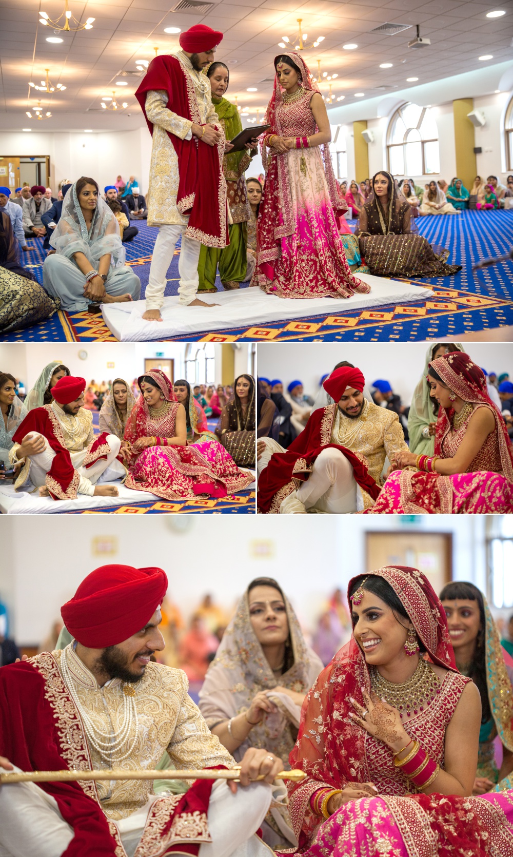 Sikh Wedding Photography at Nailcote Hall Bally and Sukhpreet 16 1