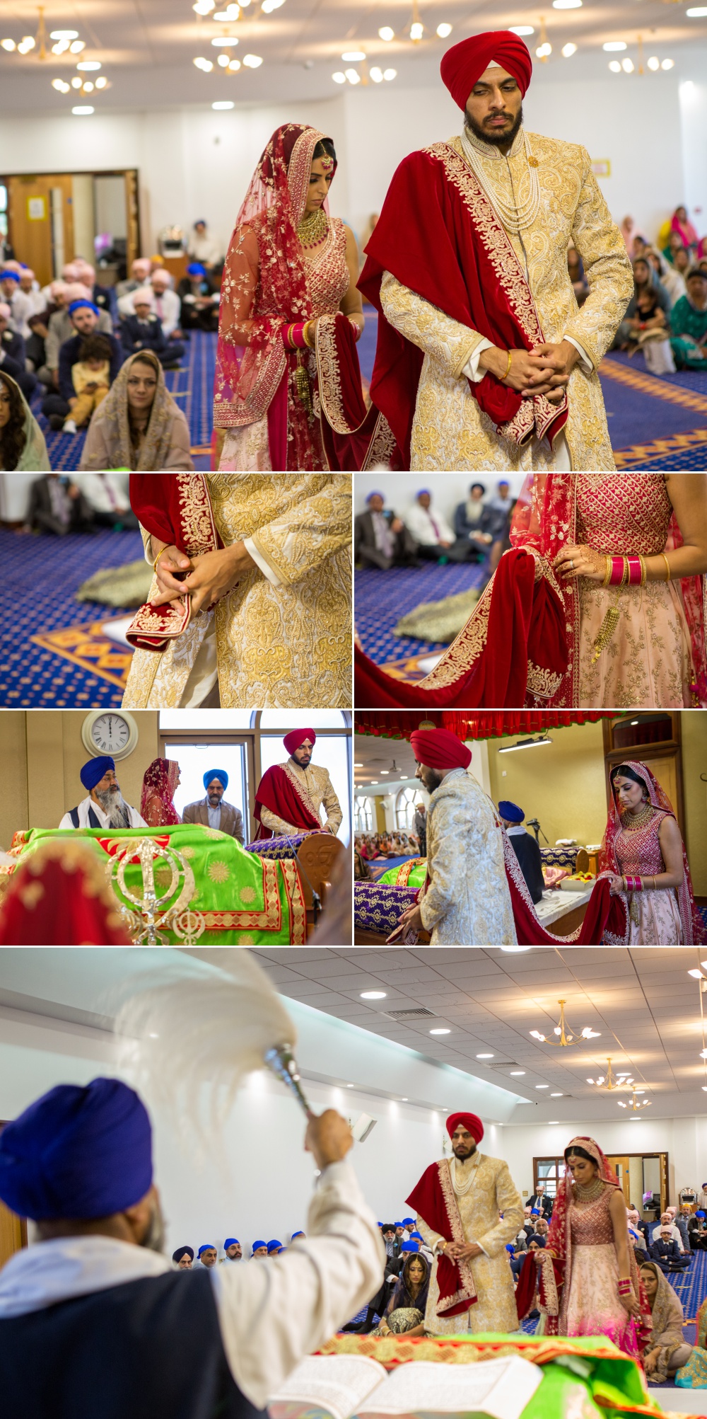Sikh Wedding Photography at Nailcote Hall Bally and Sukhpreet 17 1