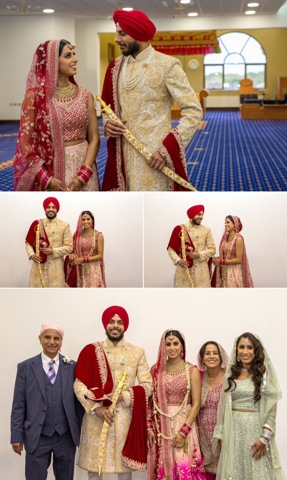 Sikh Wedding Photography at Nailcote Hall Bally and Sukhpreet 20 1