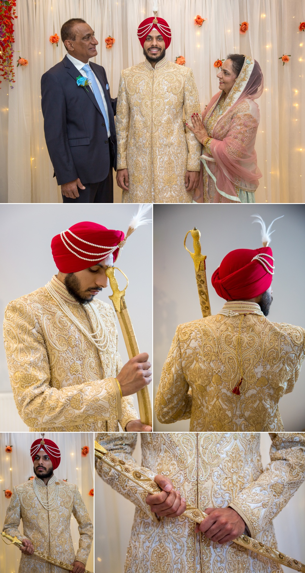 Sikh Wedding Photography at Nailcote Hall Bally and Sukhpreet 5 1
