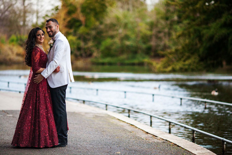 sikh couple photo at cannon hill park 1