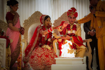 hindu weding fire ceremony