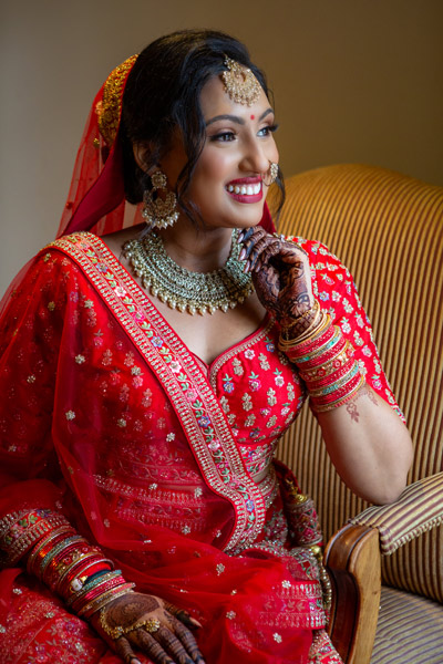 indian wedding photo at Nailcote Hall