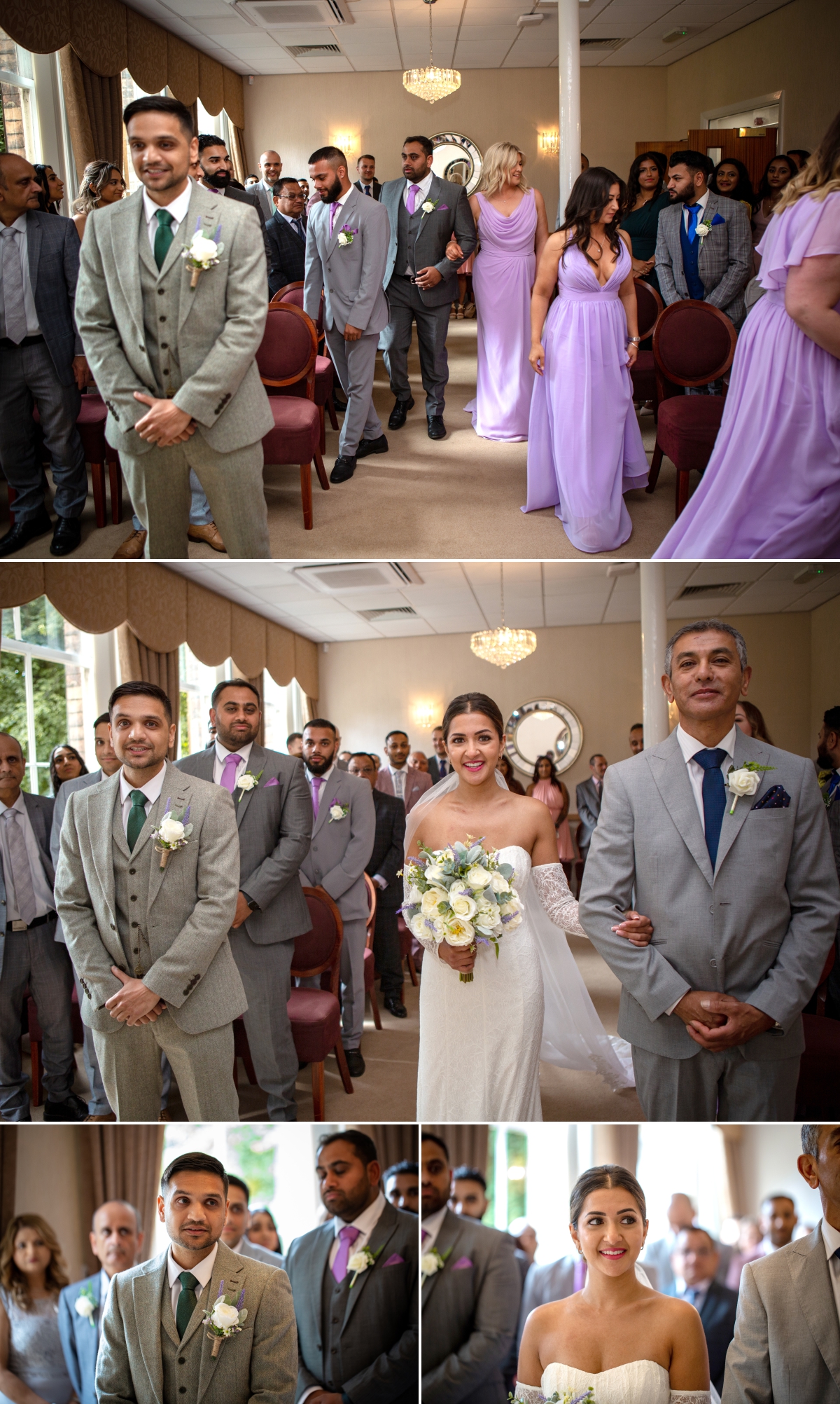 asian wedding photography at lichfield registry office 7