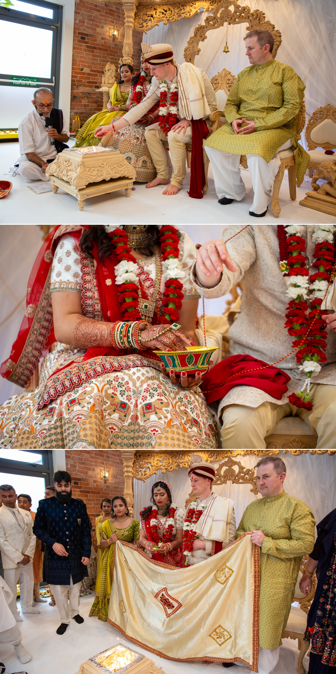 Fusion Hindu Wedding Photography at Goosdale 15