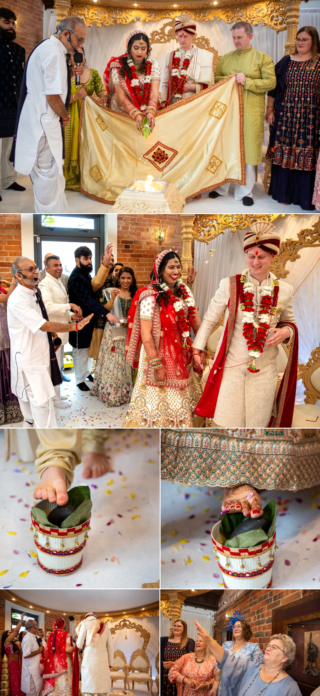 Fusion Hindu Wedding Photography at Goosdale 16