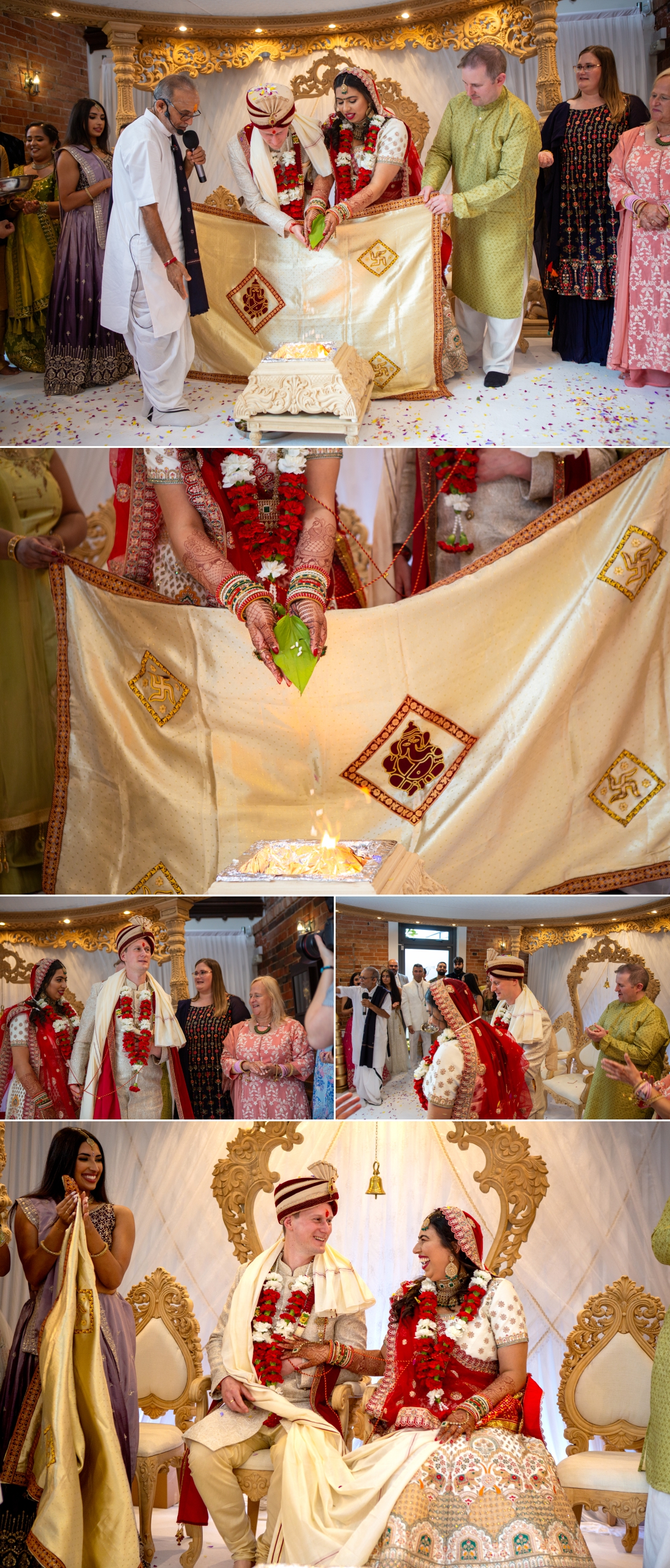Fusion Hindu Wedding Photography at Goosdale 17