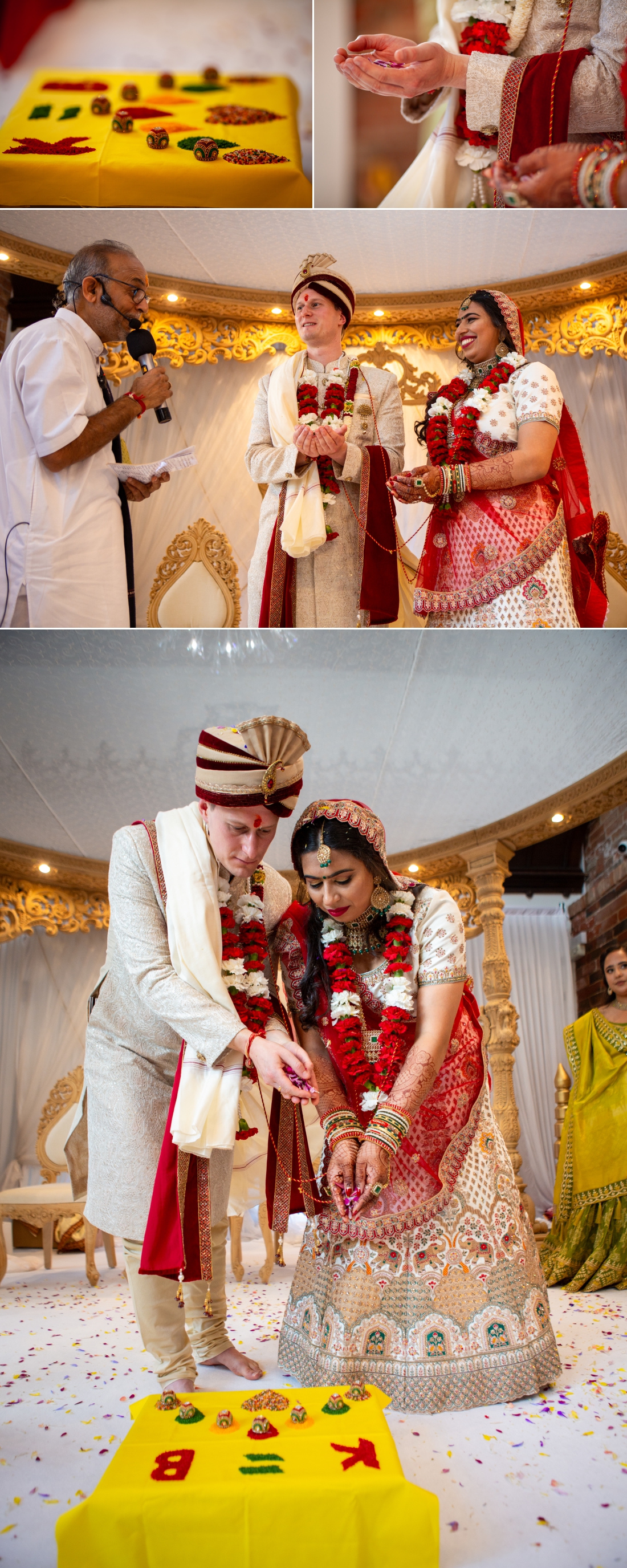 Fusion Hindu Wedding Photography at Goosdale 18