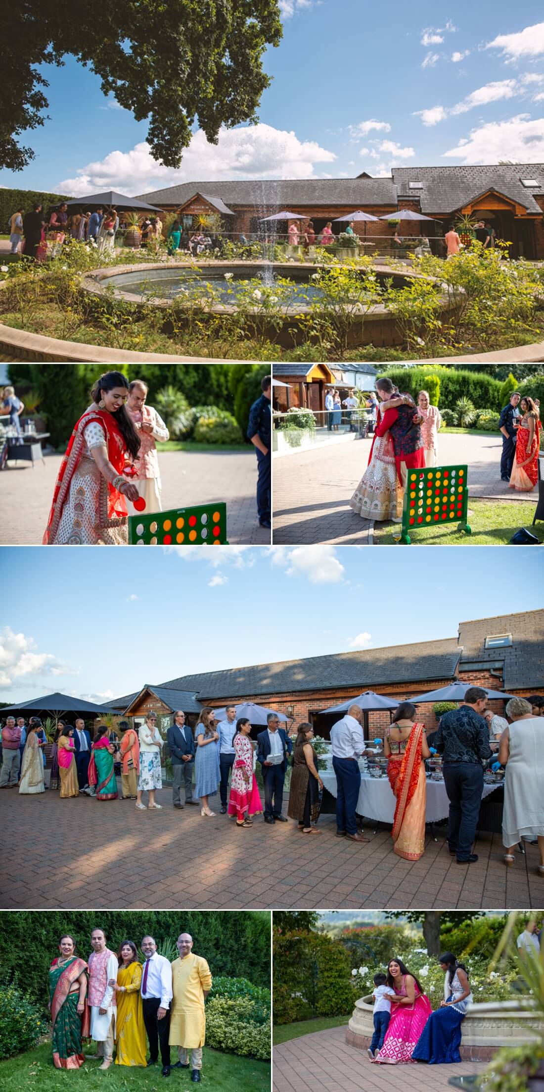 Fusion Hindu Wedding Photography at Goosdale 40