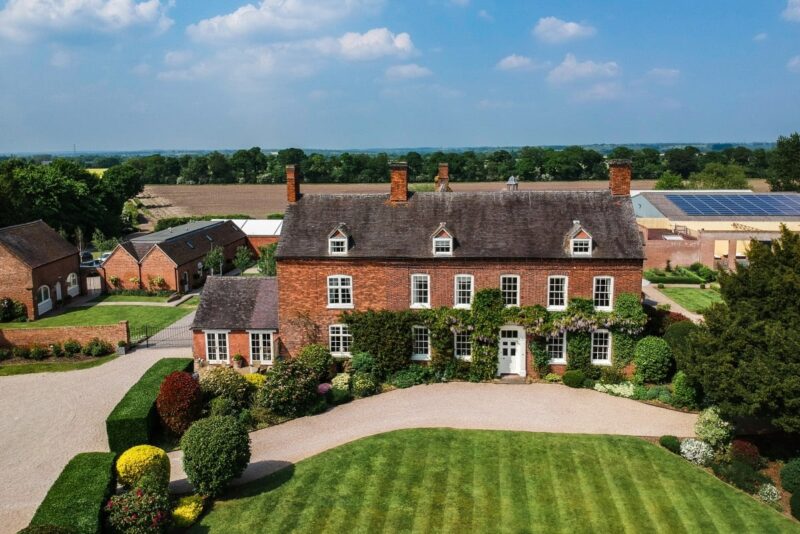 alrewas hayes aerial view of venue